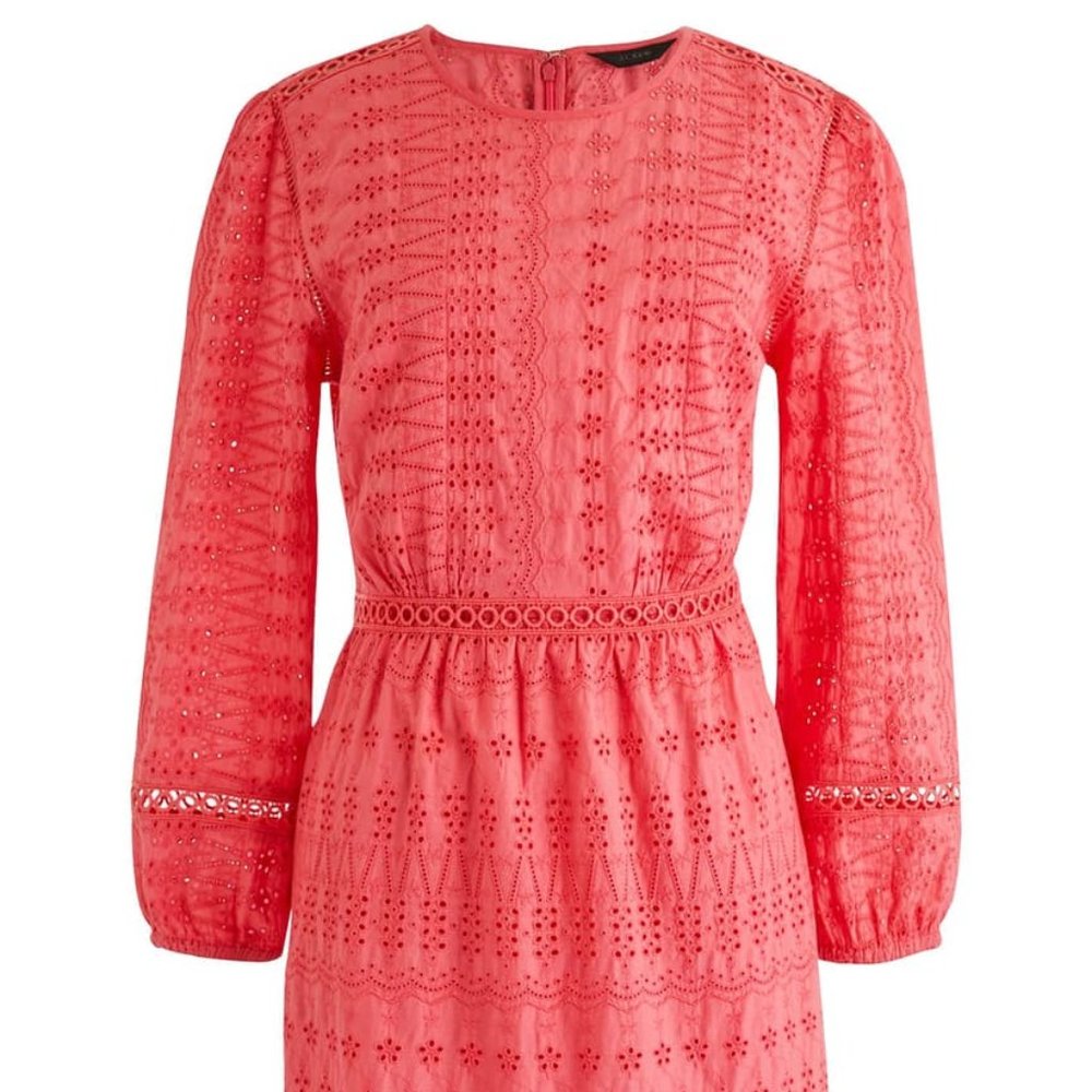Long Sleeve Embroidered Dress